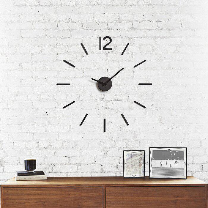 Настінний годинник Blink Wall Clock Umbra Ø 100 см Чорний (1005400-040) - фото 4