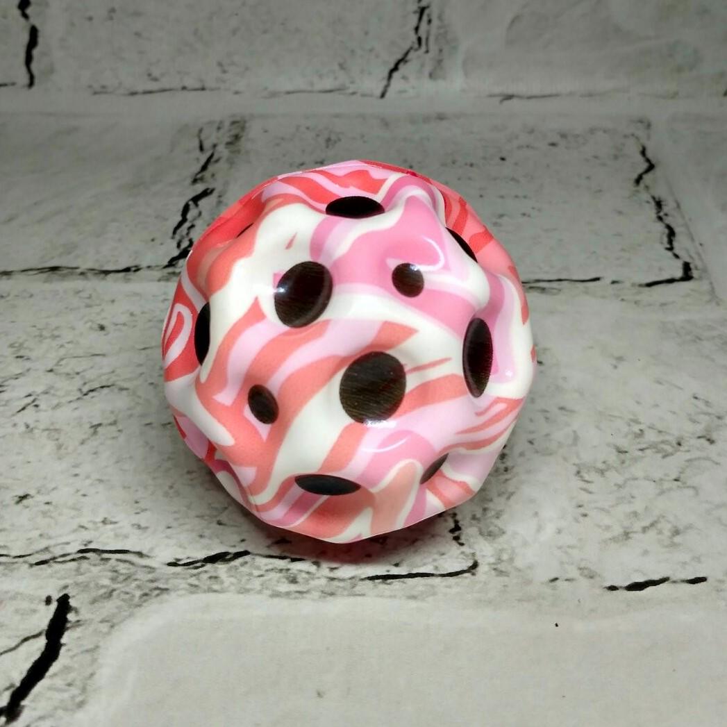 Мячик-антистрес прыгунец Gravity Ball 6,5 см Розовый (KA-23-1689-1)