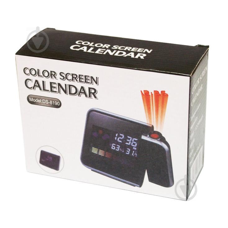 Годинник-гігрометр з проектором Kamtoa 8190 Black (0932) - фото 3 Годинник-гігрометр з проектором Kamtoa 8190 Black (0932) - фото 3