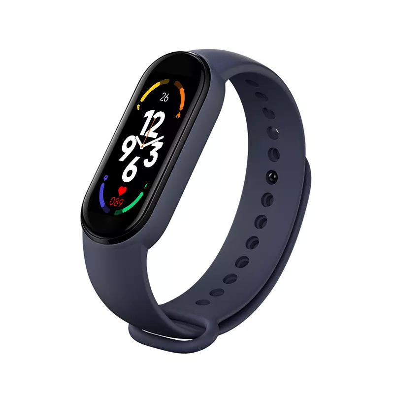 Умный фитнес браслет/смарт часы Smart Band M7 Blue (7844278)