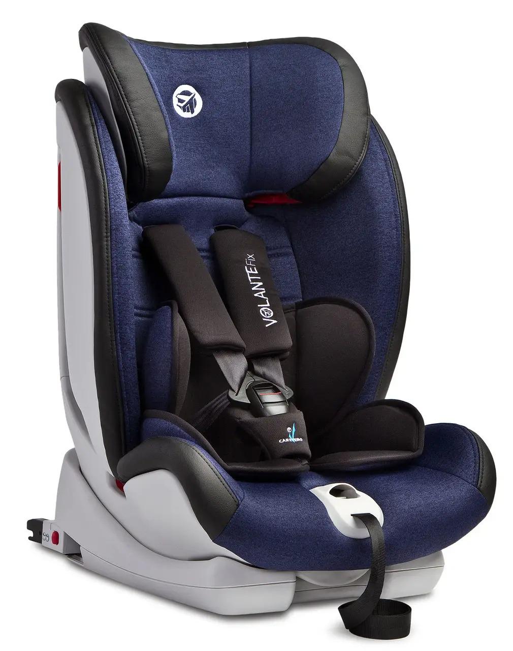 Автокресло детское Caretero Volante Fix Isofix Limited 9-36 кг 78х48х45 см Синий (127611) - фото 4