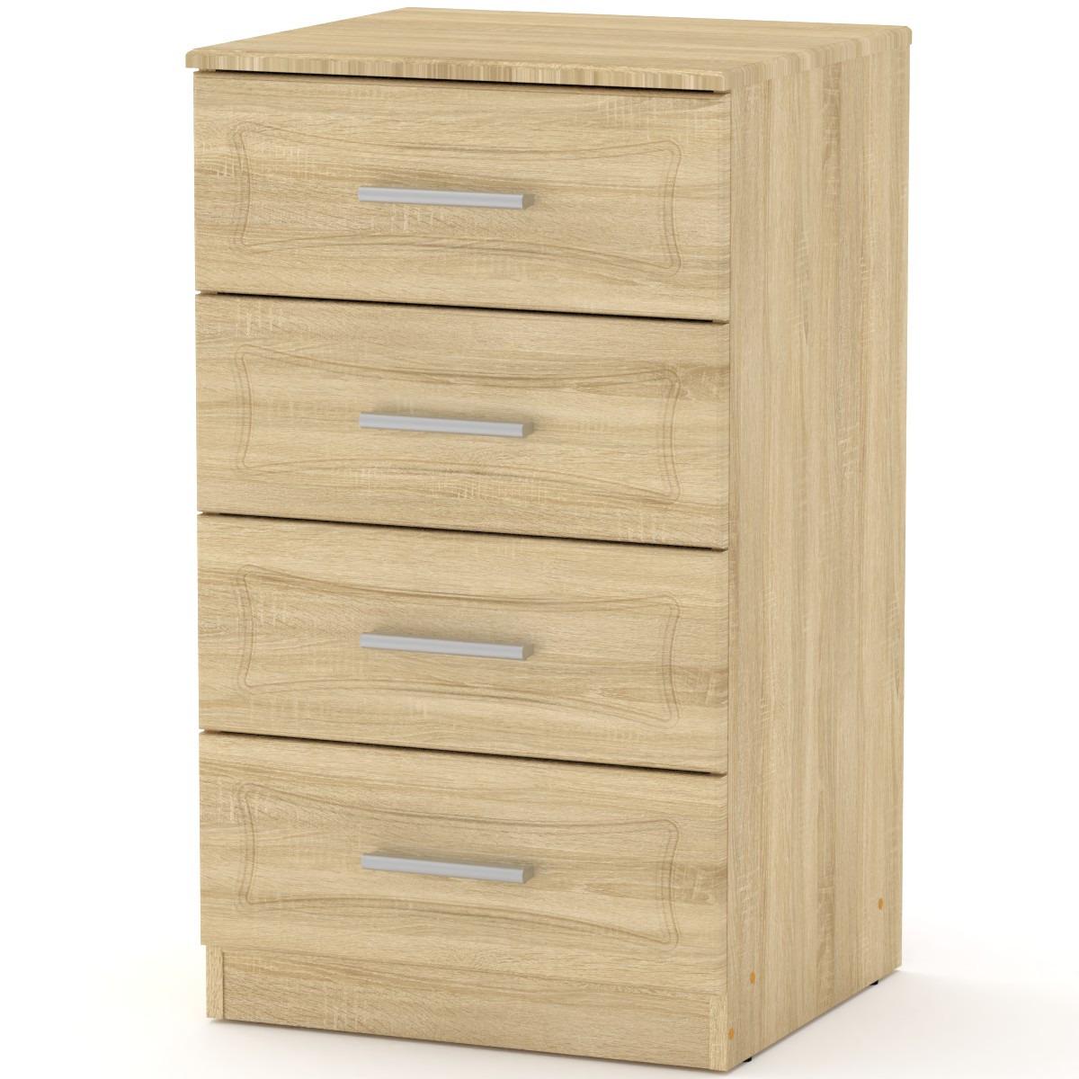 Комод Компанит-4А МДФ Дуб сонома (84_komp_C_NM) - фото 1