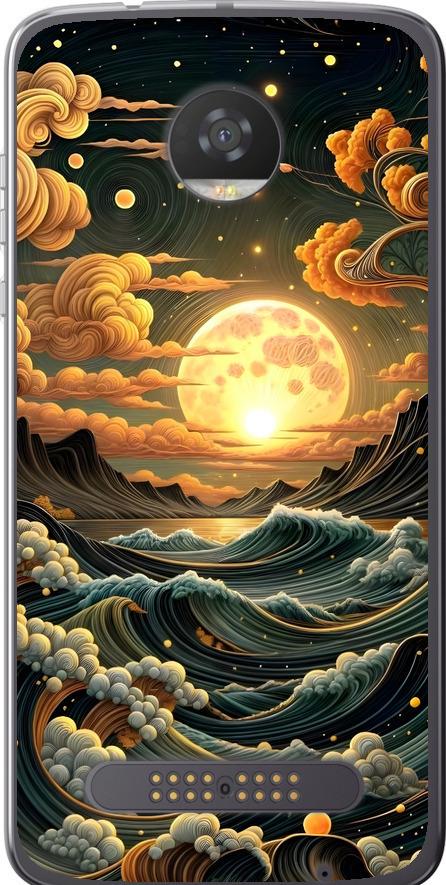 Чехол на Motorola Moto Z2 Play Арт волны (6332u-1001-42517) Чехол на Motorola Moto Z2 Play Арт волны (6332u-1001-42517)