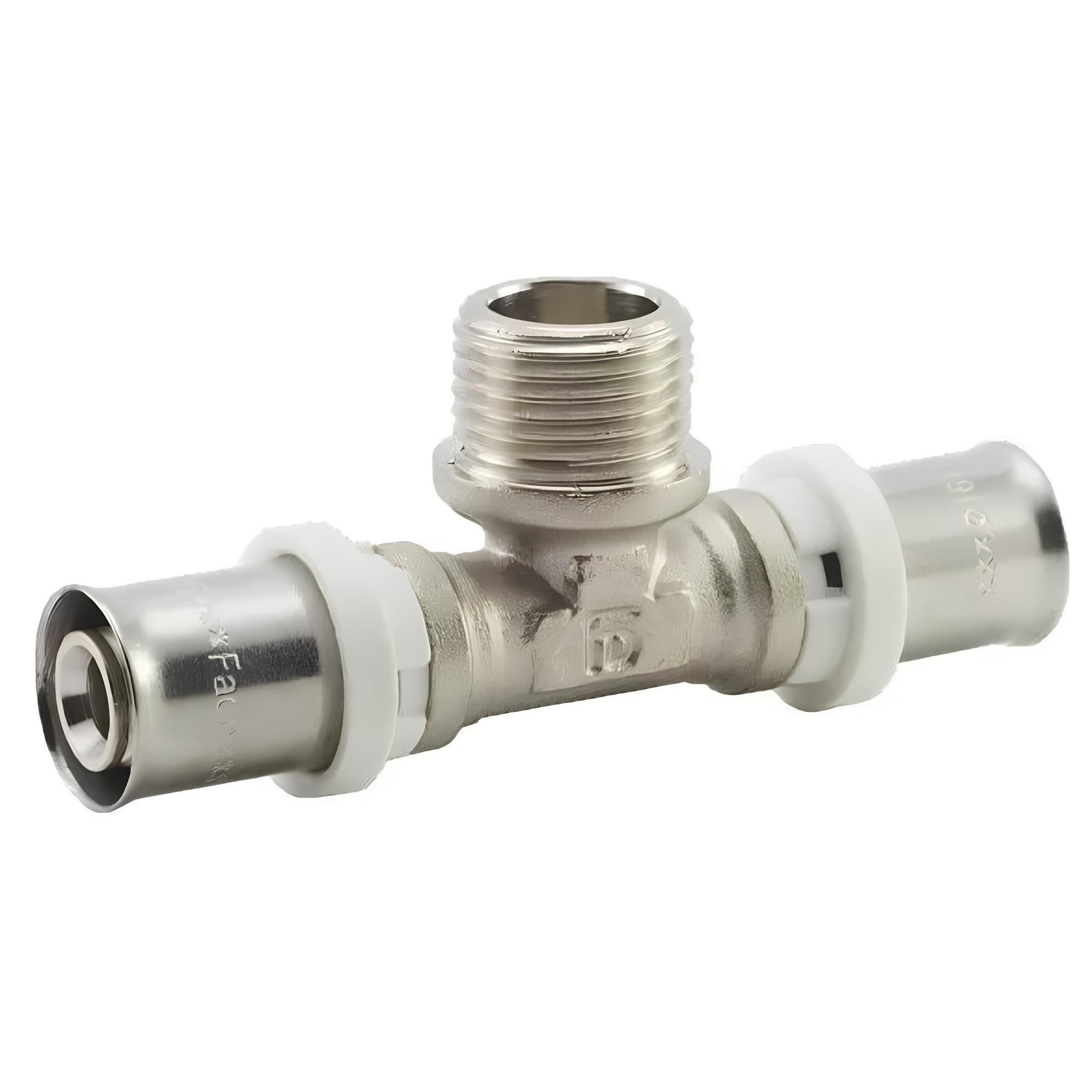 Пресс-тройник FADO S.r.l PRESS с переходом на наружную резьбу 26x1"x26 мм (HDT23)