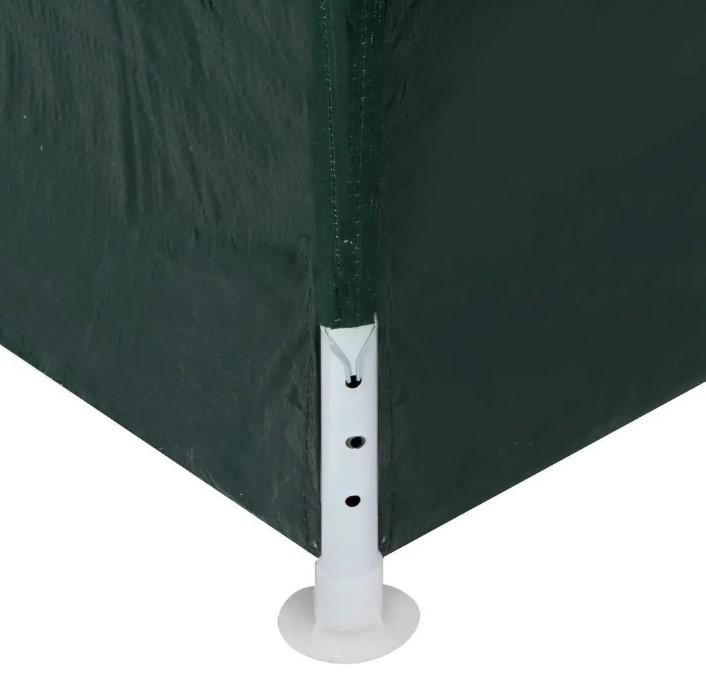 Павильон садовый с 6 стенками 3х6 м Зеленый (30501485) - фото 5