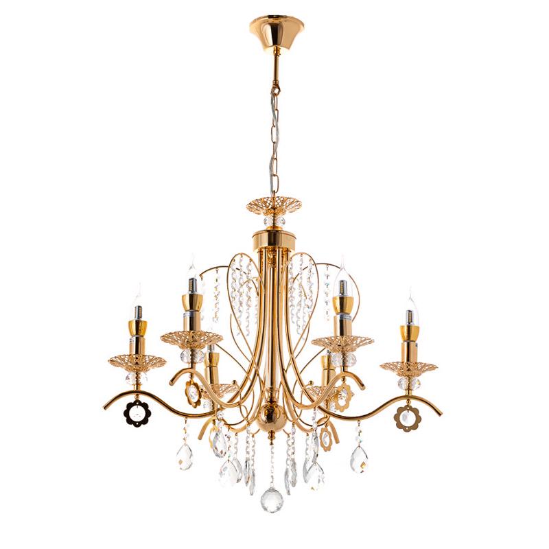 Люстра подвесная свечи Light House ES-15723/6 Золото (9459)