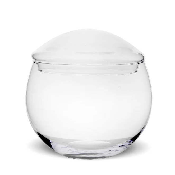 Емкость стеклянная с крышкой Flora H-26 см 8209