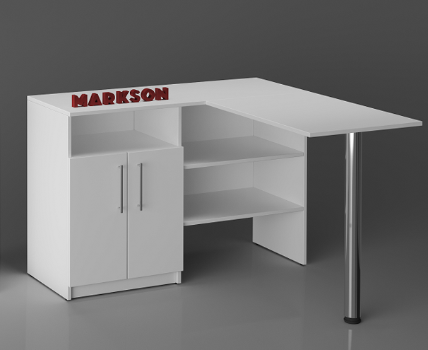 Маникюрный стол М138 с комодом со складной крышкой Белый (М138) Маникюрный стол М138 с комодом со складной крышкой Белый (М138)