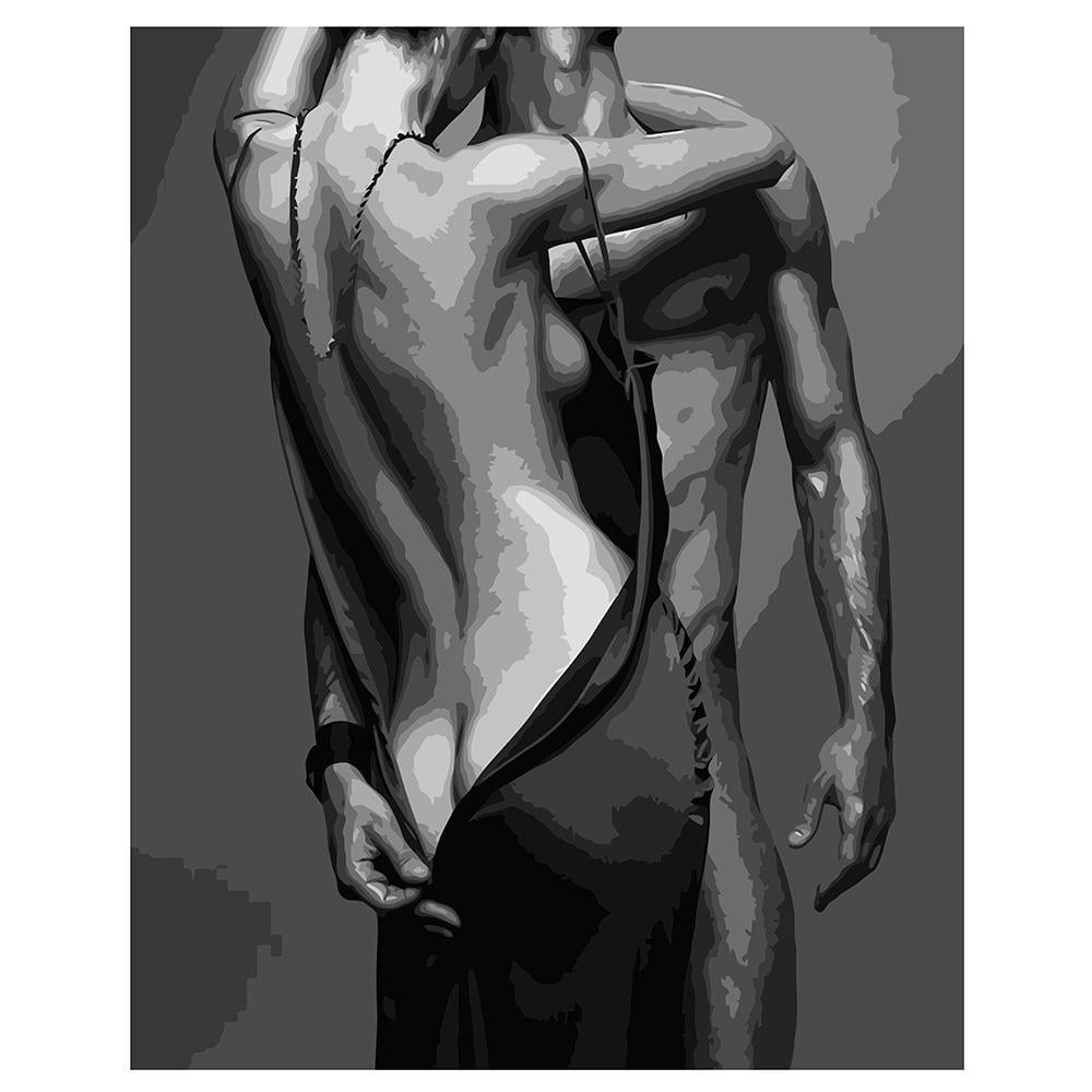 Картина по номерам Strateg Обьятия 40x50 см (VA-1548)