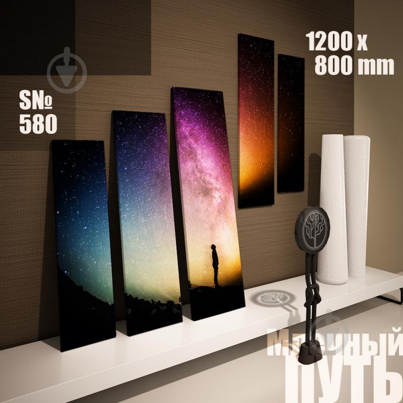 Модульная картина Декор Карпаты Млечный путь 120х80см (s580)