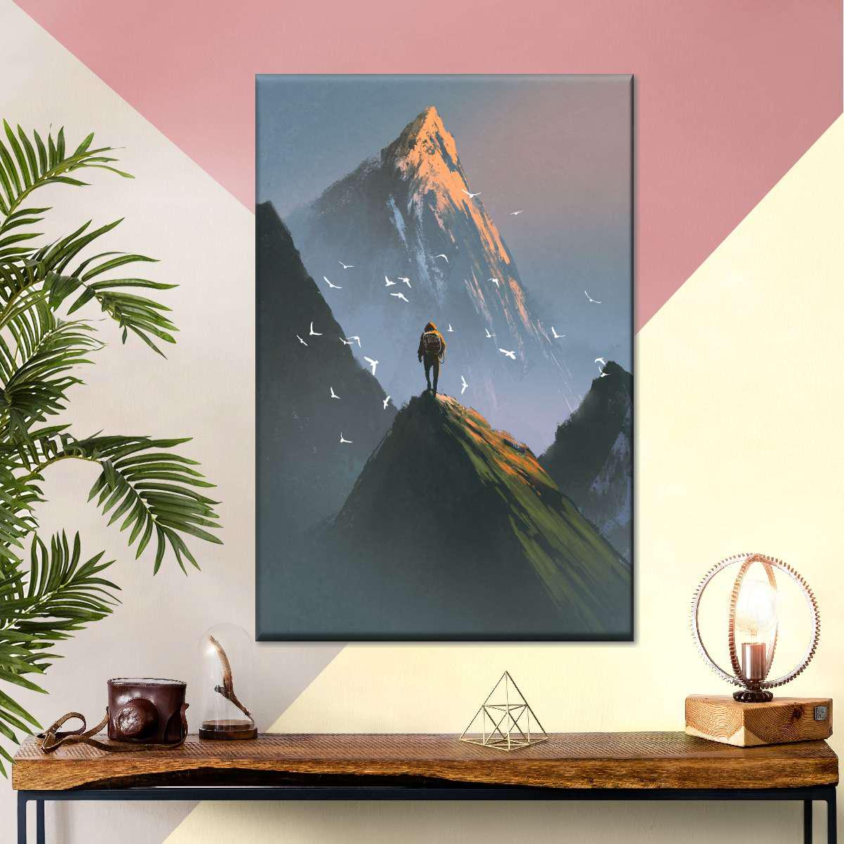 Картина KIL Art Путник 81x54 см (56)