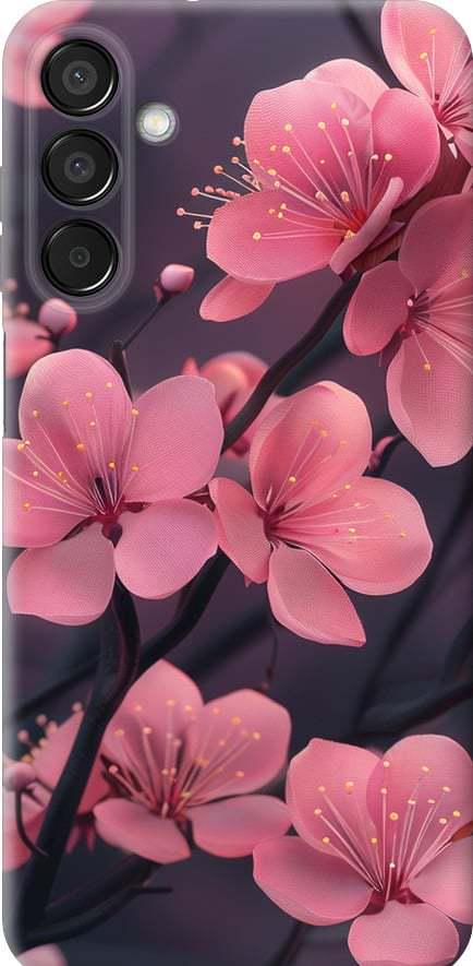 Чохол на Samsung Galaxy M15 Пурпурова сакура (6075u-3684-42517) Чохол на Samsung Galaxy M15 Пурпурова сакура (6075u-3684-42517)