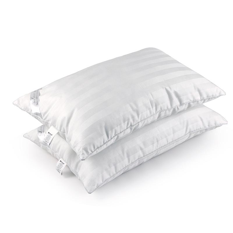 Подушка Руно Lux сатин-страйп/искусственный пух 40x60 см Белый (26293) - фото 4