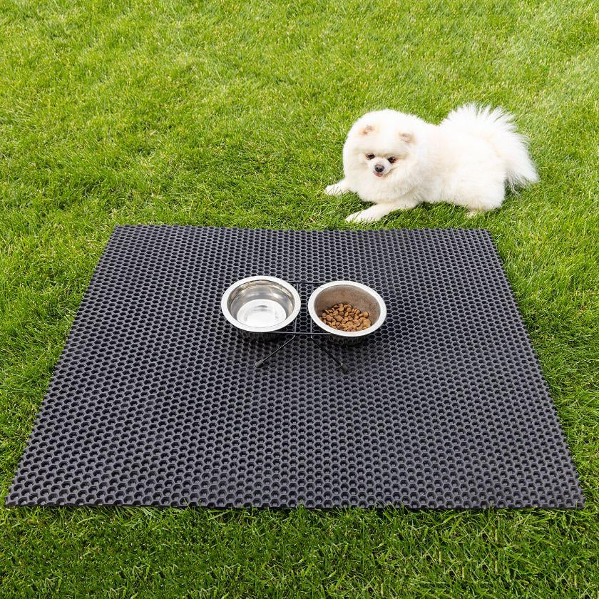 Килимок під миски для домашніх тварин OSPORT 80х60 см Чорний (R-00035) - фото 2 Килимок під миски для домашніх тварин OSPORT 80х60 см Чорний (R-00035) - фото 2