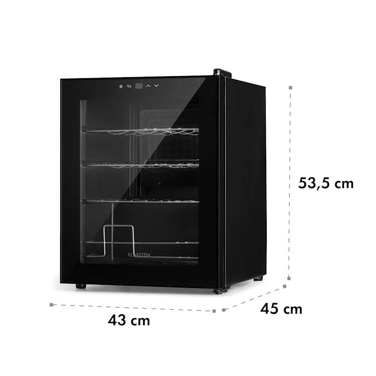 Холодильник винный KLARSTEIN Shiraz 16 Uno 16 бутылок 42 л Черный (10045878) - фото 3