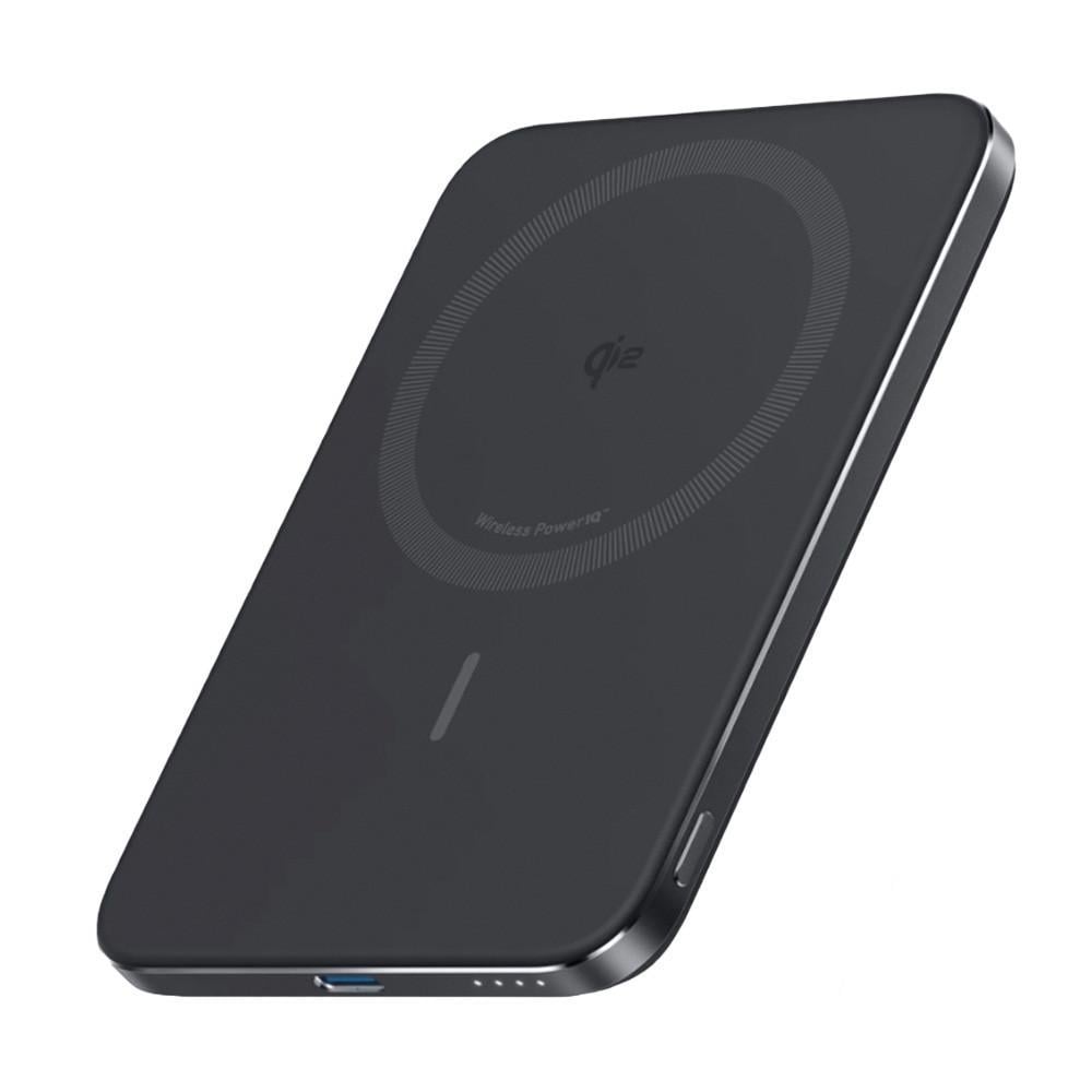 Повербанк Anker Nano MagGo Slim A1665 5000 mAh ультратонкий магнитный Qi2 MagSafe 20W Black (136939229)