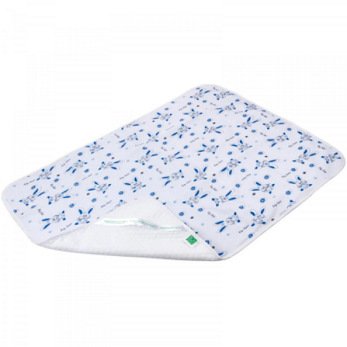 Пелюшки для малюків Еко Пупс Soft Touch Premium Зайчата непромокаюча двостороння 50x70 см (EPG07W-5070rb)