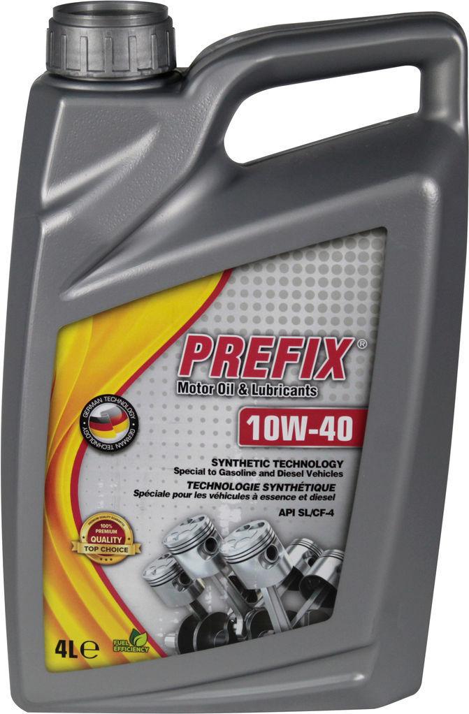 Моторное масло Prefix Sl/cf бензин/дизель 10W-40 4 л (1401196) Моторное масло Prefix Sl/cf бензин/дизель 10W-40 4 л (1401196)