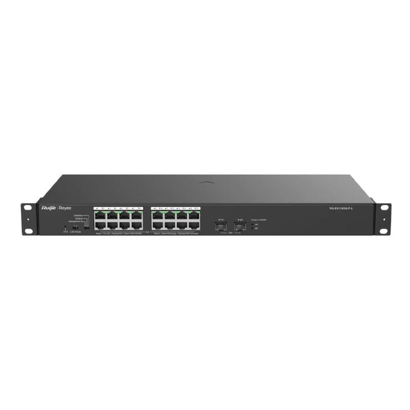 Коммутатор неуправляемый Ruijie Reyee RG-ES118GS-P-L PoE 18 портов
