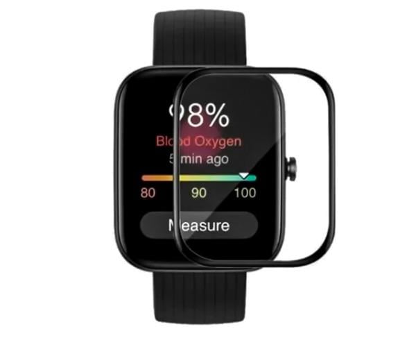 Стекло противоударное для Amazfit Bip 3/3 Pro гибкое защитное Black