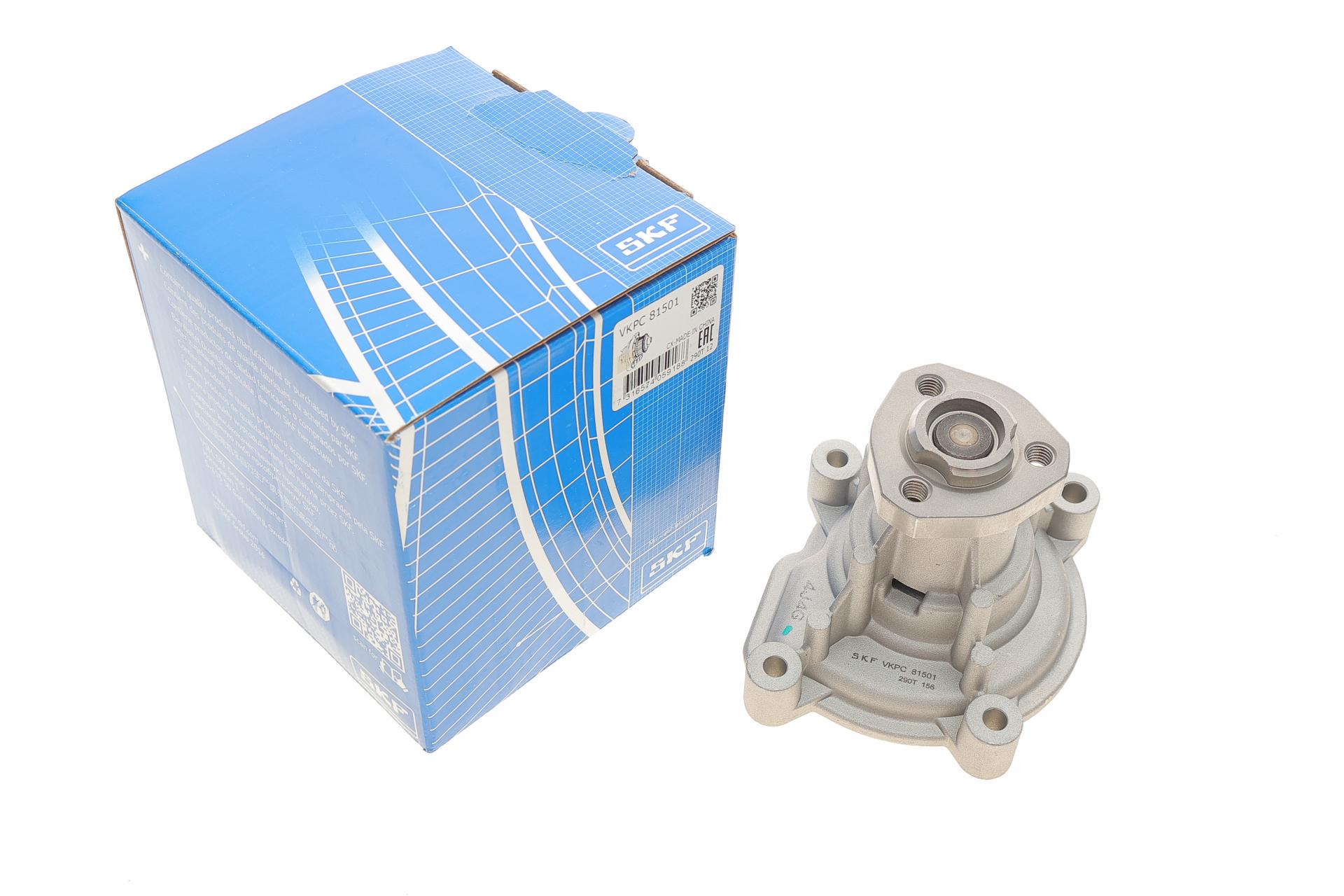 Водяная помпа SKF Audi A3/Seat Ibiza/Skoda Fabia/Octavia/VW Golf/Passat 1.4/1.6/1.6FSI 03- (VKPC 81501)