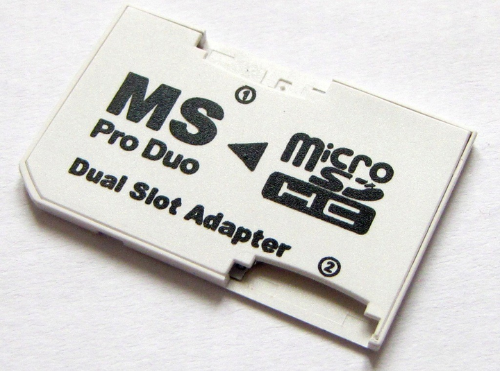 Адаптер-перехідник MicroSD на Memory Stick Pro Duo Білий (23451085)