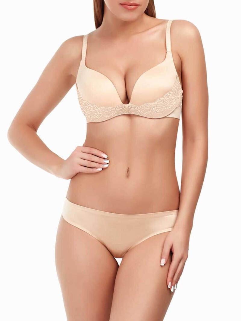 Ліф безшовний Marc&Andre A8-2444 із формованою чашкою 80E Бежевий (1236498226)