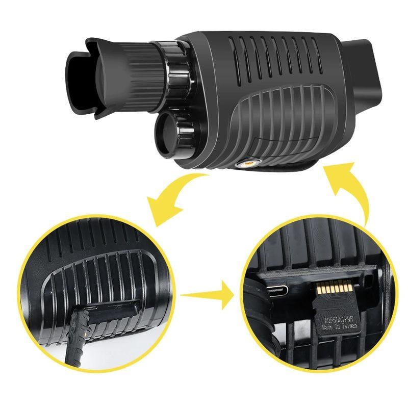 Монокуляр нічного бачення Nectronix NVM-300 на акумуляторі 5Х зум підсвітка до 200 м (100941) - фото 3 Монокуляр нічного бачення Nectronix NVM-300 на акумуляторі 5Х зум підсвітка до 200 м (100941) - фото 3