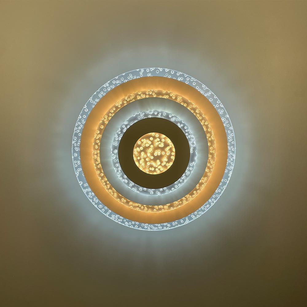 Светильник круглый с прозрачным акрилом с пузырьками Ø 35 см (2245-350 Q WT) - фото 4 Светильник круглый с прозрачным акрилом с пузырьками Ø 35 см (2245-350 Q WT) - фото 4