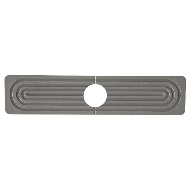 Килимок під змішувач на раковину в кухню та ванну кімнату кам'яний діатомітовий Темно-сірий