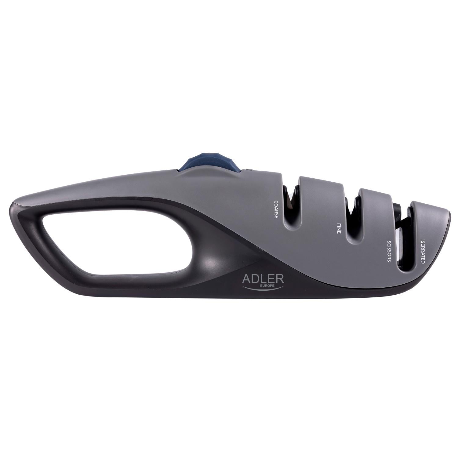 Точилка для ножів з регульованим кутом загострення Adler AD 4531 алмазними та твердосплавними лезами (id_2270)