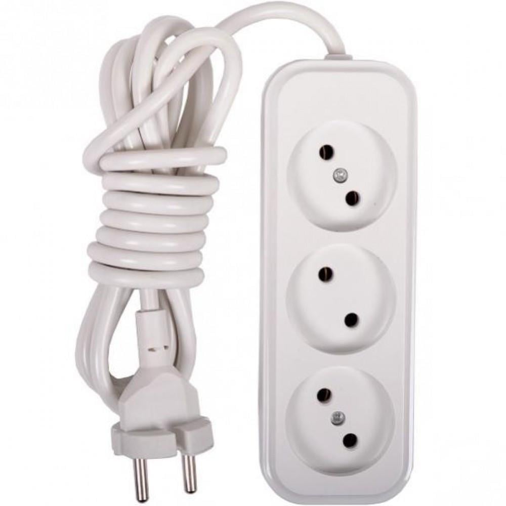 Удлинитель FL-BI 3 гнезда без заземления 5 м (FL-BI 3\5) Удлинитель FL-BI 3 гнезда без заземления 5 м (FL-BI 3\5)