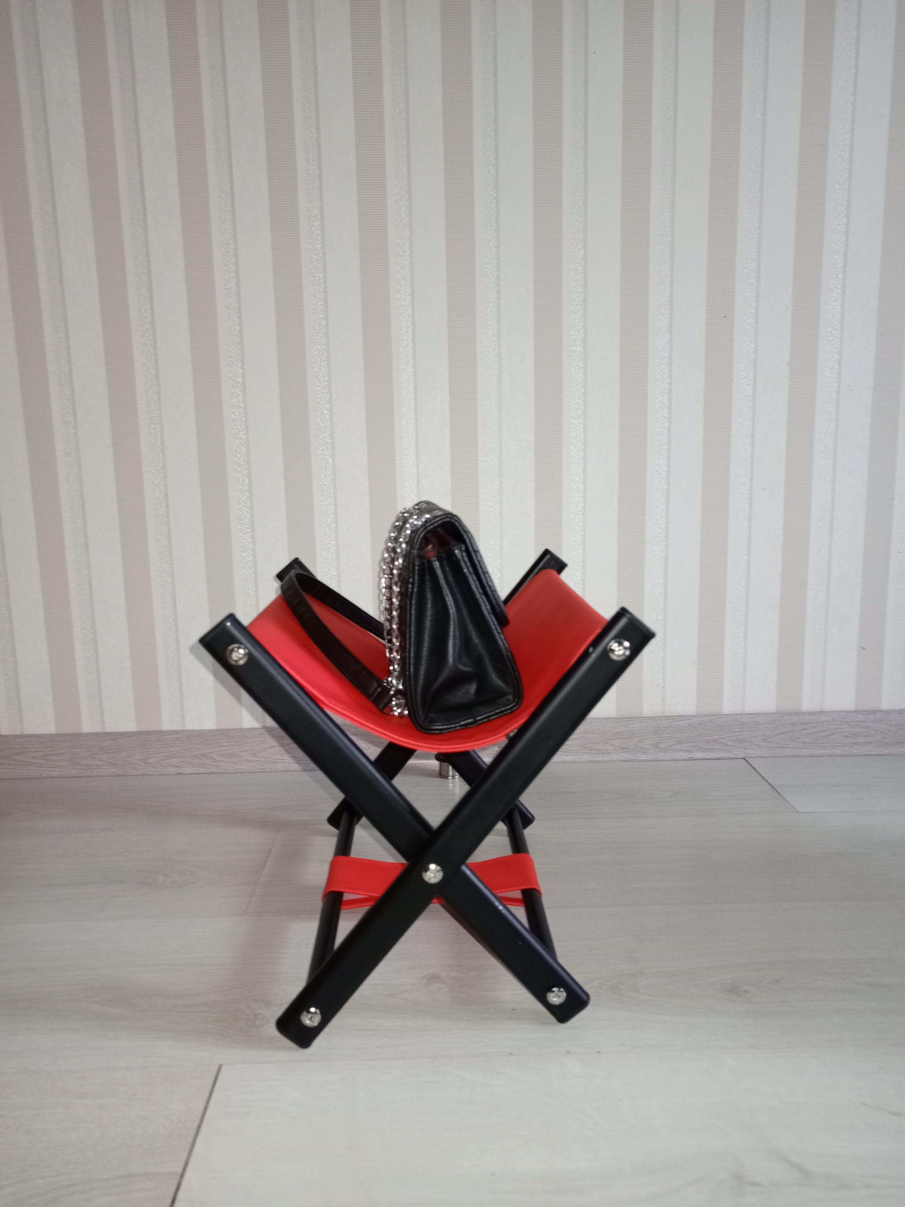 Підставка для сумки висота 31 см Червоний/Чорний - фото 2 Підставка для сумки висота 31 см Червоний/Чорний - фото 2