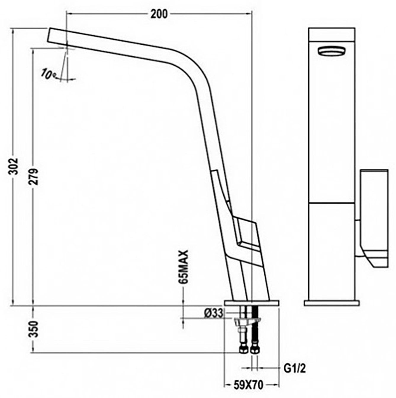 Змішувач для кухні Teka Icon H IC 915 Білий (33915020W) - фото 2