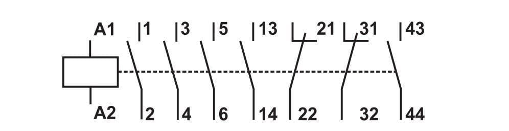 Контактор-пускач ETI CEM 150Е.22 150А 250 В 2NO 2NC (4654241) - фото 3