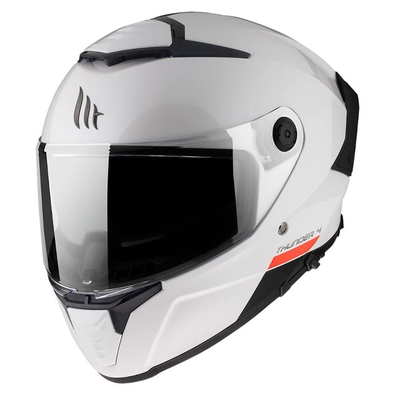 Мотошолом MT HELMETS Thunder 4 SV Solid XL Gloss White (32153)