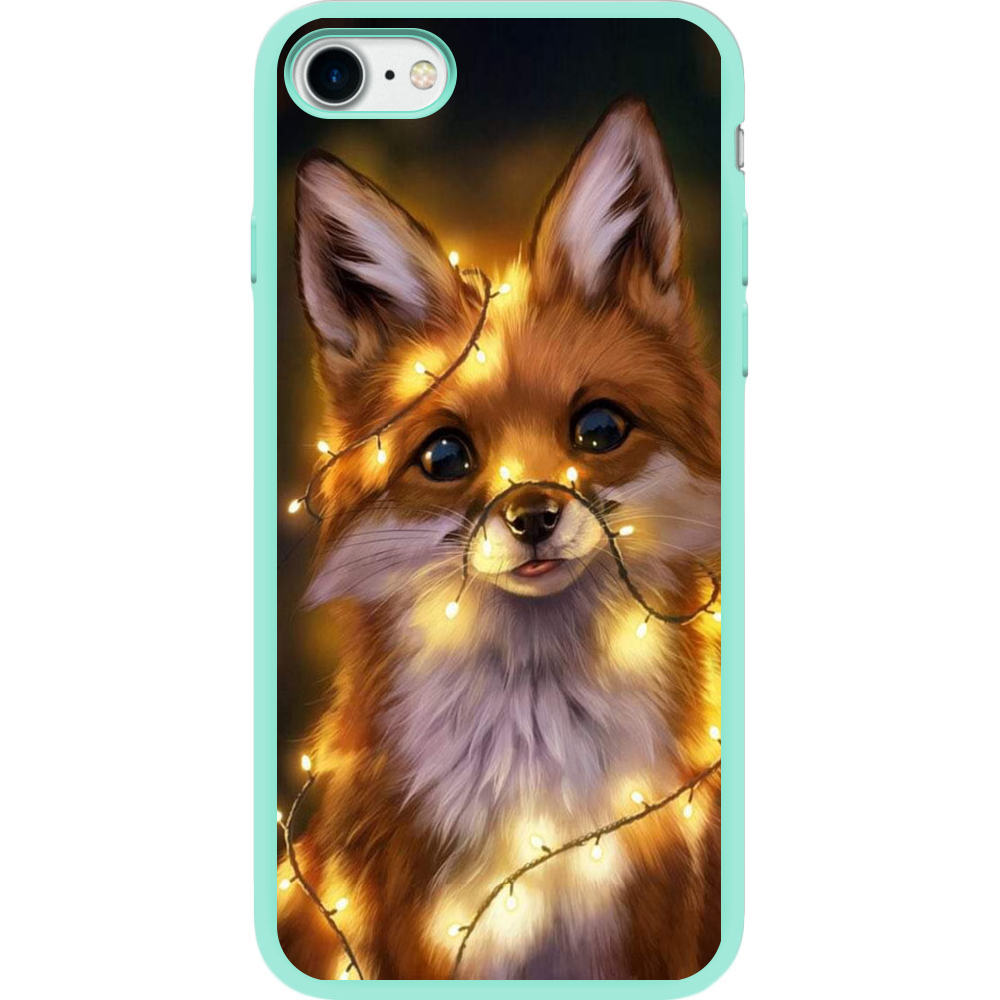 Чохол BoxFace Apple iPhone 7/8 SE 2020 Різдвяна Лисичка М'ятний силікон (26205-up2399-35447)
