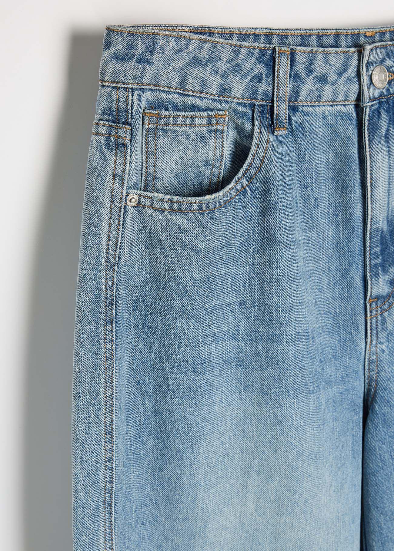 Джинси вільні жіночі з високою посадкою Diverse CARROT II р. 40 Світло-блакитний (5905384175571) - фото 7