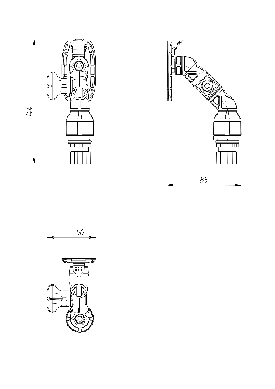 Поворотно-нахильна платформа Borika FASTen MAx021 з 3M VHB стрічкою і тримачем Чорний (01.06.001.02.01) - фото 2 Поворотно-нахильна платформа Borika FASTen MAx021 з 3M VHB стрічкою і тримачем Чорний (01.06.001.02.01) - фото 2