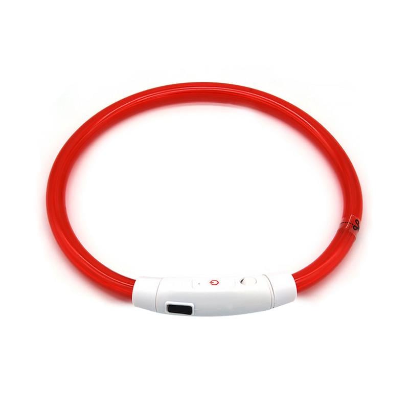 Ошейник светодиодный Lesko L-18 M Red (2085745982)
