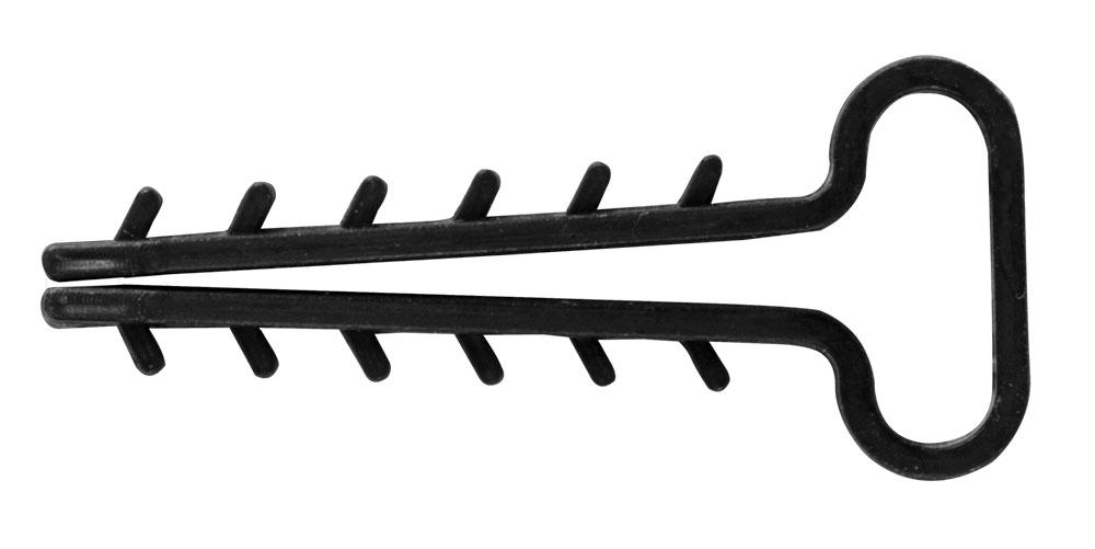 Дюбель-хомут E.NEXT e.metiz.dowel.flat.fir.black.14 14x5 мм для плоского провода ПВХ 100 шт. Черный (m0080037) - фото 2 Дюбель-хомут E.NEXT e.metiz.dowel.flat.fir.black.14 14x5 мм для плоского провода ПВХ 100 шт. Черный (m0080037) - фото 2