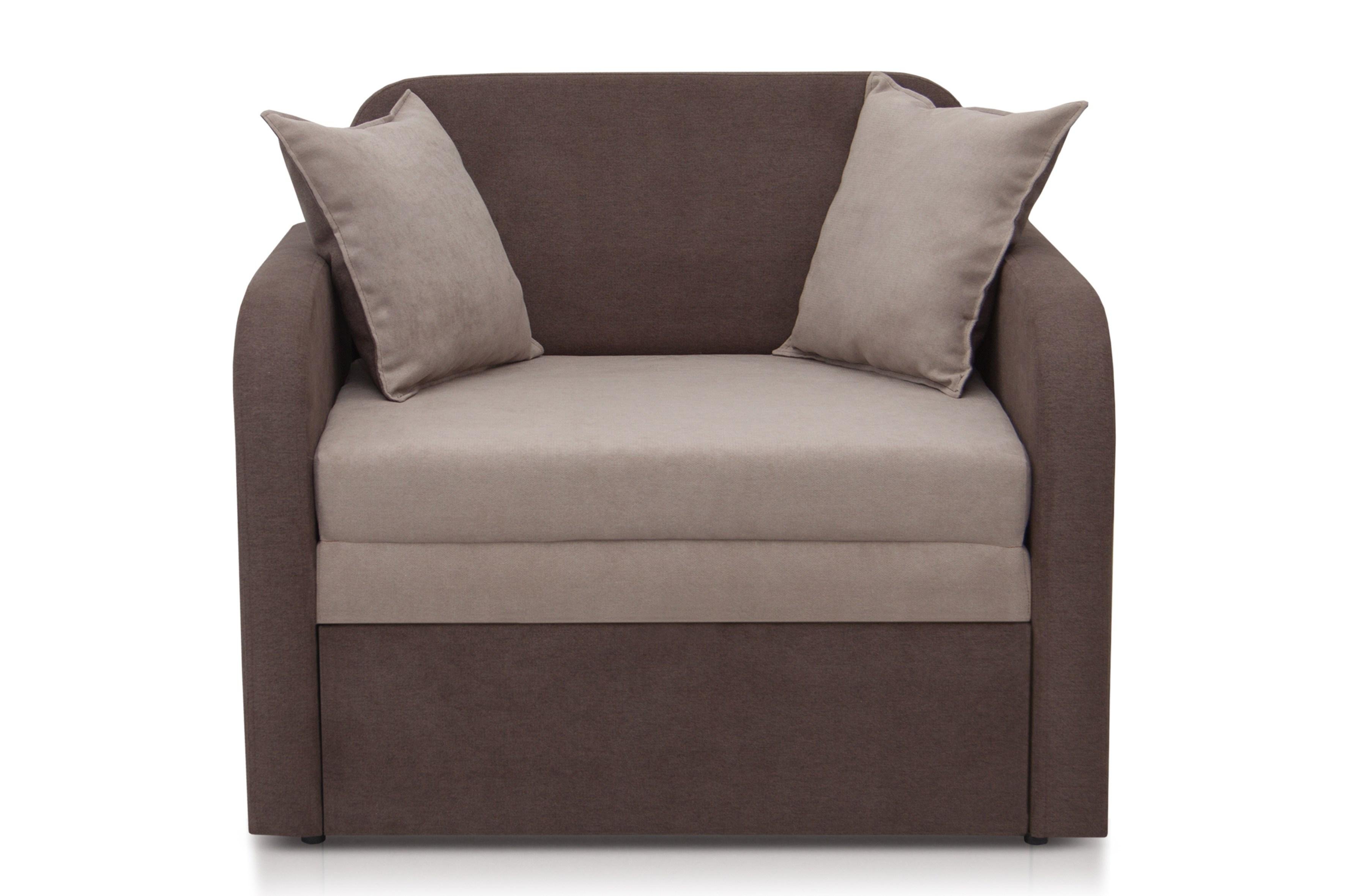 Кресло-диван Мікс Меблі раскладной 97х80 см Коричневый (5060154) Кресло-диван Мікс Меблі раскладной 97х80 см Коричневый (5060154)