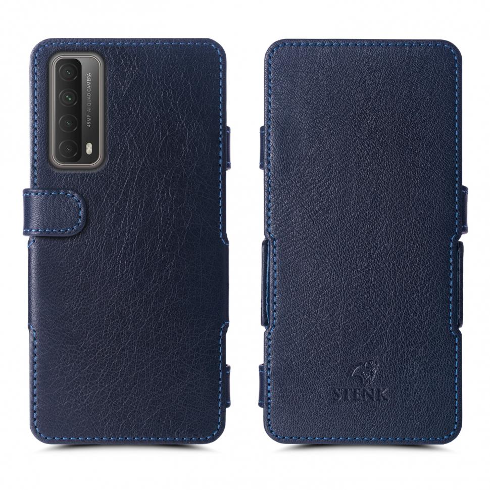 Чехол книжка Stenk Prime для HuaWei P Smart (2021) Синий (68156)