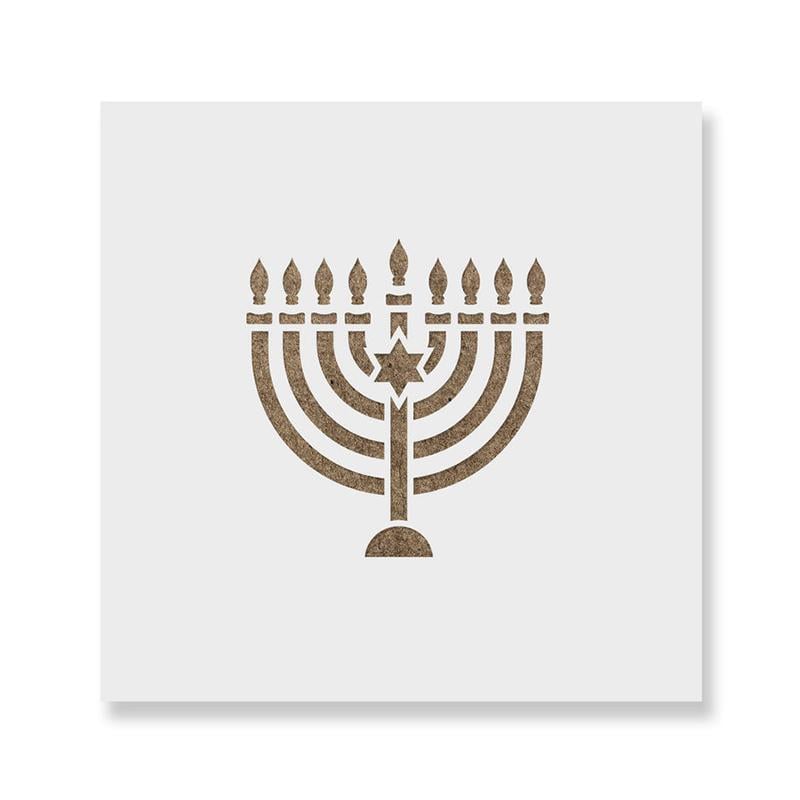 Трафарет многоразовый Menorah 1 мм пластик 180х180 мм