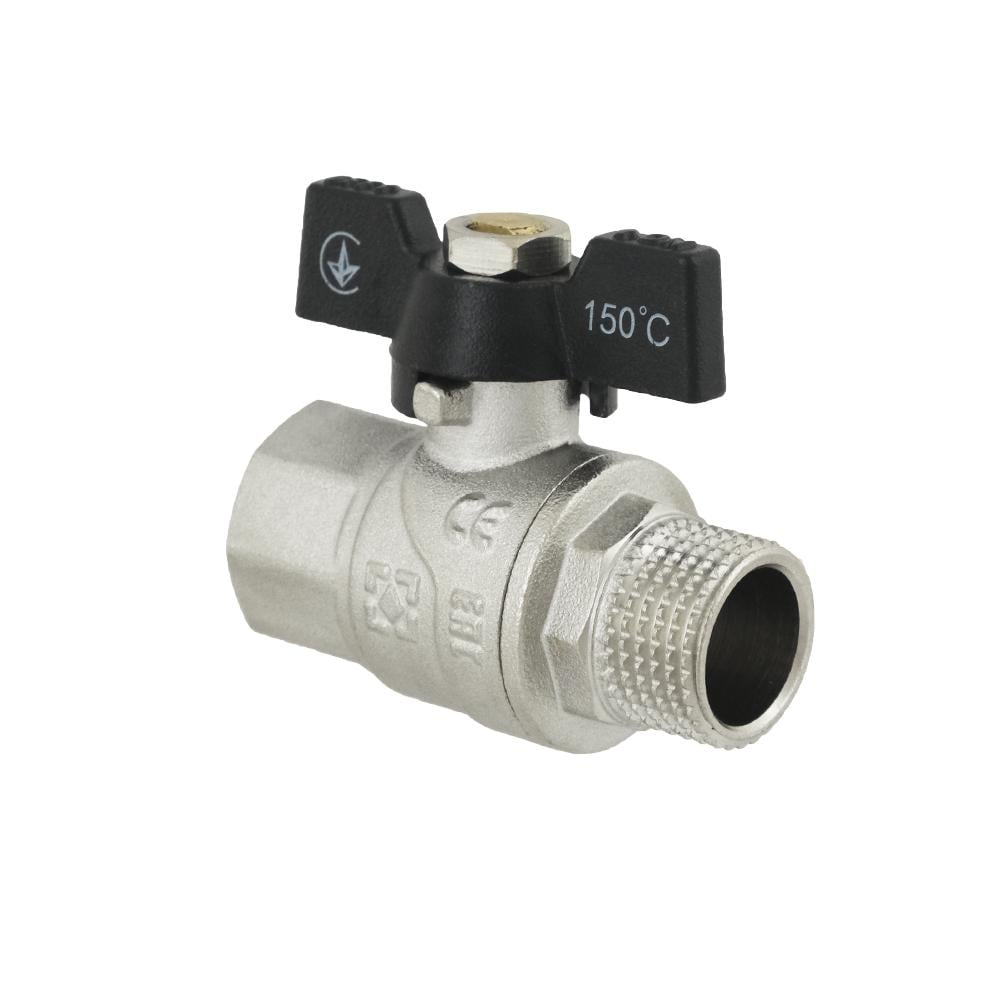 Кран шаровой Raftec PN40 НВ 1/2" Black (DRB11)