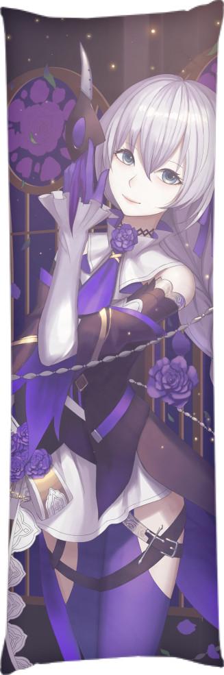Подушка дакимакура Пиковая Дама Anime Girl 60х180 см (14098038)