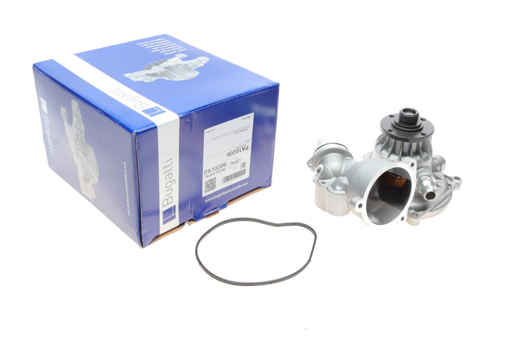 Водяная помпа Bugatti BMW E53 X5 4.4i/4.8is/5 E60-61 545i/6 E63-64 645ci/7 E65-67 01-10 R/B 8 лопастей (PA10206)