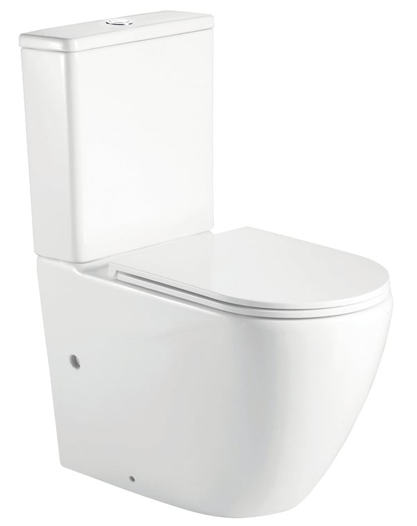 Унитаз напольный MIXXUS Premium Ellipse MP6468 безободковый с сиденьем с микролифтом (229179)