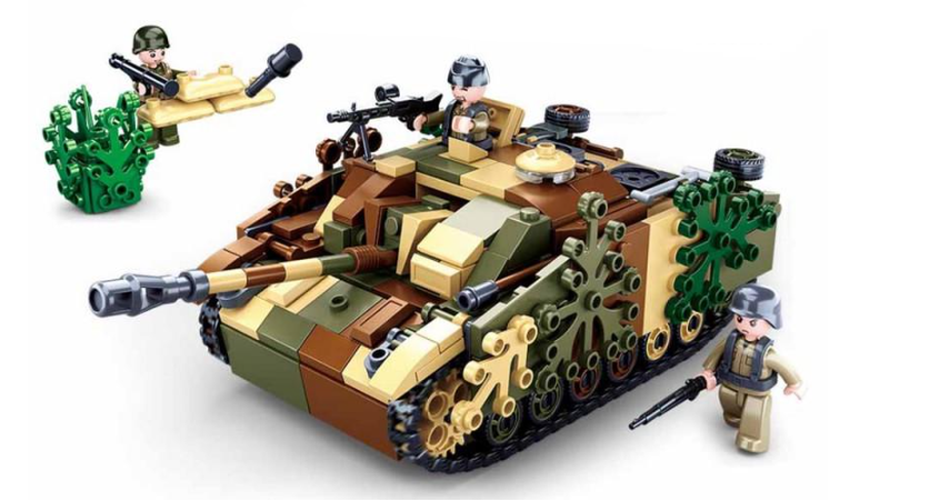 Конструктор Sluban Танк Самохідка Штуг (M38-B0858)
