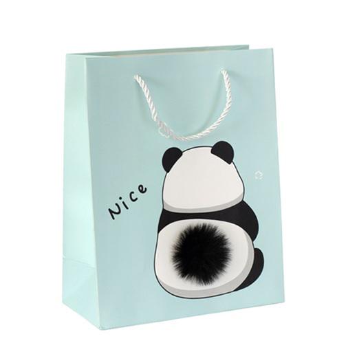 Пакет подарочный Stenson R95025-M бумажный Tail 19,5х24,5х9,5 см (606946)